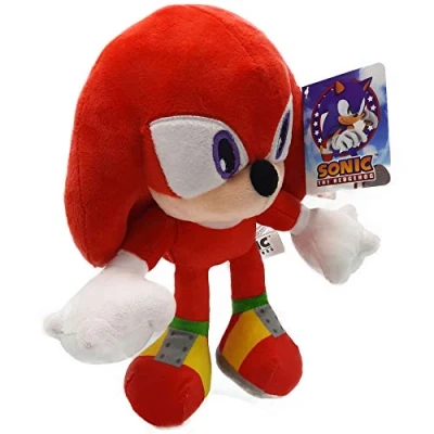 Afbeelding van Sonic the Hedgehog Knuckles (The Echidna) Knuffel Pluche Speelgoed Rood 30 cm