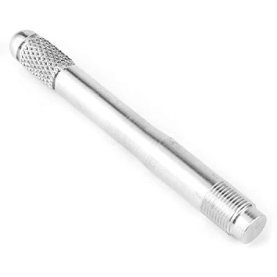 Afbeelding van Stalen wielhanger uitlijning pin geleidingsgereedschap bandenpositioneringspen wielmontage verwijderingsgereedschap moer bout nokken M14x1,5 universeel (zilver)