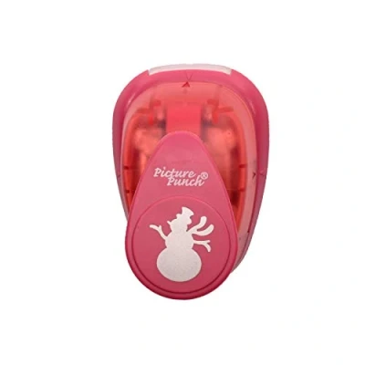 Afbeelding van Vaessen Creative Sneeuwpop perforator, medium, papier voor knutselprojecten, scrapbooking, DIY, kaarten maken