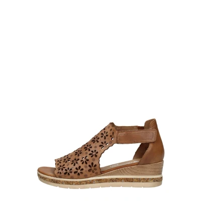 Afbeelding van Remonte Sandalen met sleehak, Dames, Maat: 45, Muskat