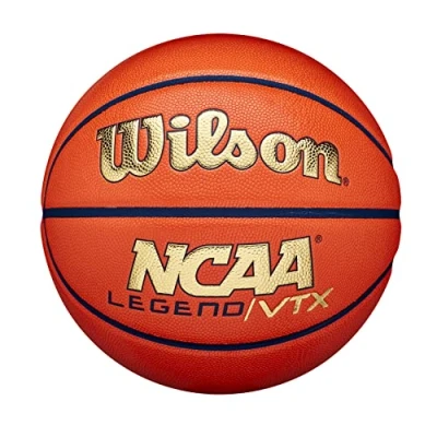 Afbeelding van Wilson NCAA Legend Vtx Basketbal, uniseks, volwassenen, oranje/goud, #7