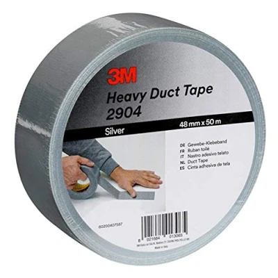 Afbeelding van 3M 2904D4850S Textieltape 2904 Zilver (l x b) 50 m 48 mm 1 stuk(s)