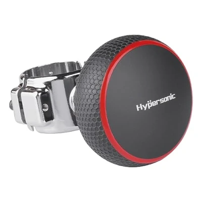 Afbeelding van Hypersonic Grote stuurknop, gladde en duurzame stuurgreep met lagers voor auto&#039;s, vrachtwagens, tractoren, boten, grasmaaiers heftrucks (rood)