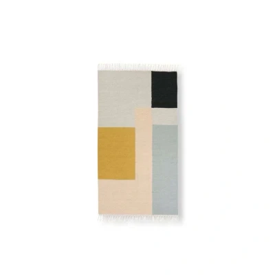 Afbeelding van Ferm LIVING Kelim Vloerkleed Squares Small 80x140 Multi