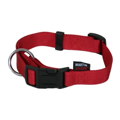 Afbeelding van Martin Sellier Halsband Basic Nylon Rood 25 MMX45 65 CM (366320)