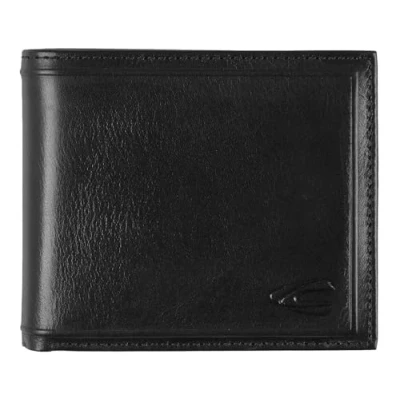 Afbeelding van camel active Leren Portemonnee Wood Jeans Wallet Black Zwart