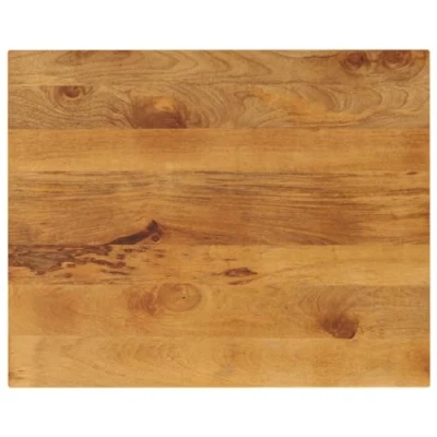 Afbeelding van Tafelblad rechthoekig 90x80x3,8 cm massief mangohout