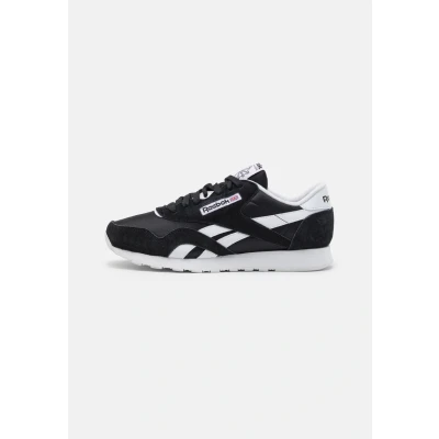 Afbeelding van Reebok Classic CL Sneakers laag, Maat: 44.5, Core black/footwear white Leer en textiel