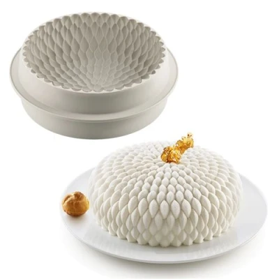 Image de Moule Honoré 19 cm Silikomart Blanc Silicone