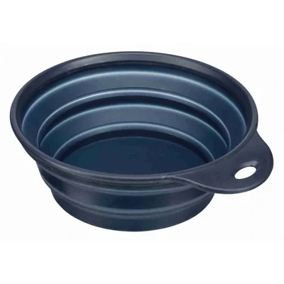 Afbeelding van Trixie Voerbak / Drinkbak Reis Stevige Rand Siliconen Assorti 1 LTR 18 CM (395824)