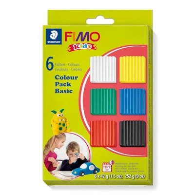 Image de FIMO kids Kit pâte à modeler Colour Pack &quot;basic&quot; , set de 6