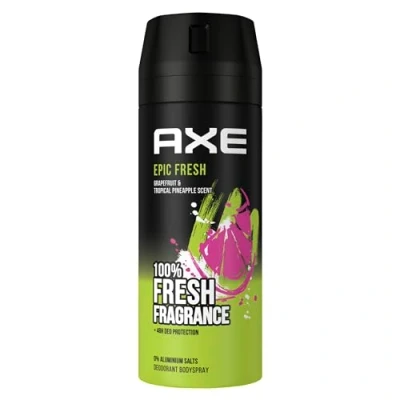 Image de Axe Déodorant Epic Fresh sans aluminium pour le corps pendant 48 heures une protection efficace contre les odeurs corporelles 150 ml