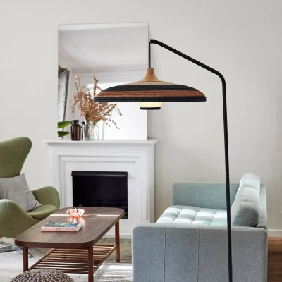 Afbeelding van Forestier Grass vloerlamp, bruin