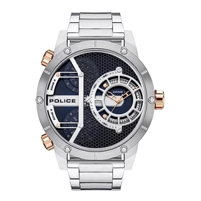 Afbeelding van Police Heren horloges quartz analoog One Size Zilver 32020691