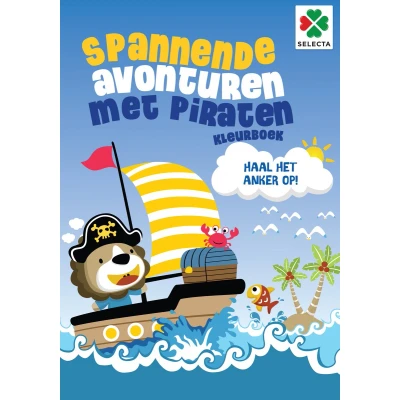 Afbeelding van Spannende avonturen met piraten Kleurboek