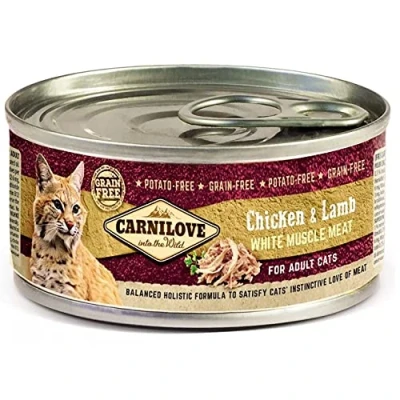 Afbeelding van Carnilove Cans Chicken &amp; Lamb Kattenvoer Kip Lam 100 g
