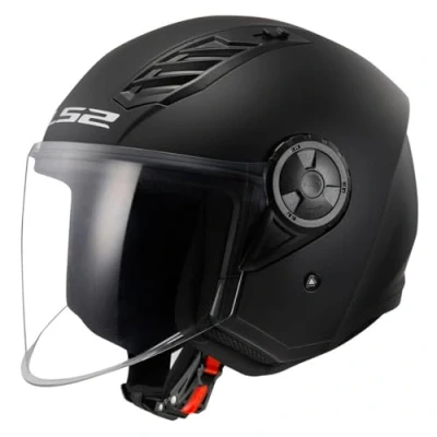 Afbeelding van LS2, Motorhelm Jet AIRFLOW II SOLID mat zwart, L