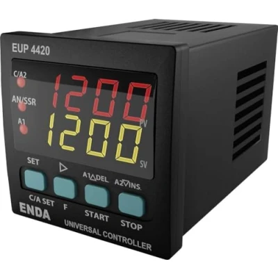 Afbeelding van Enda EUP4420 230 PID Universele regelaar Pt100, J, K, L, T, S, R SSR, Relais 8 A (b x h) 48 mm