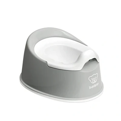 Afbeelding van Babybjörn Potty Smart, grijs/wit