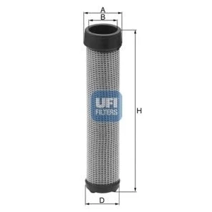 Afbeelding van UFI Luchtfilter 27.565.00