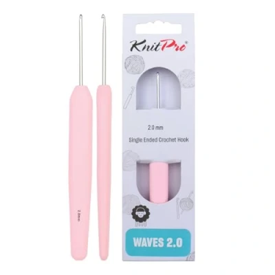 Afbeelding van KnitPro Waves 2.0 Cotton Candy haaknaald 2,00mm