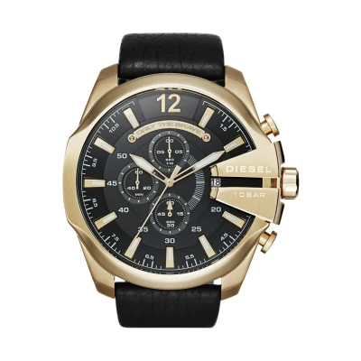 Afbeelding van Diesel heren Horloge Mega Chief DZ4344 in de kleur Zwart