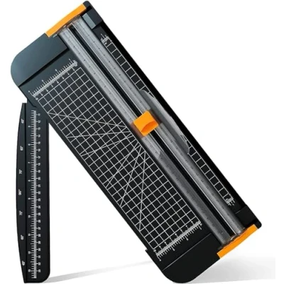 Afbeelding van MOWETOO A4 papiersnijder, Guillotine papiersnijder met automatische beveiliging Papier Snijden Scrapbooking Tool 1