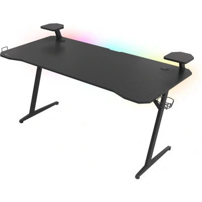 Afbeelding van Bureau Gaming Genesis NDS 1732 Zwart Staal Hout MDF