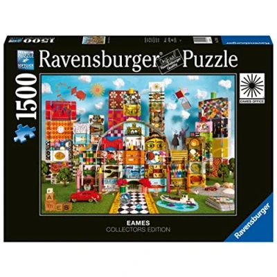 Afbeelding van Ravensburger puzzel Eames House of Cards Fantasy Legpuzzel 1500 stukjes