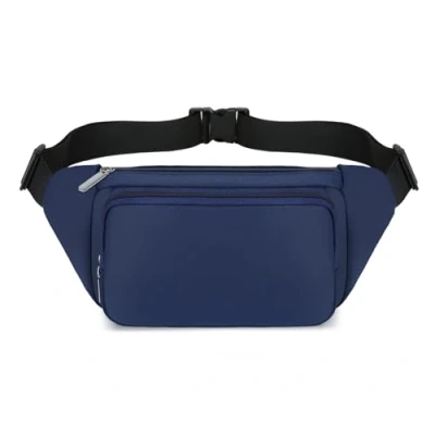Afbeelding van Heuptas voor dames en heren, waterdicht, verstelbaar, fietsen, fitnessstudio, wandelen, klimmen, reizen, vakantie, Blauw, Moderne sport
