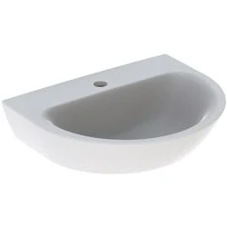 Afbeelding van Geberit Renova wastafel wit KeraTect (50 x 40 cm) 1 kraangat, zonder
