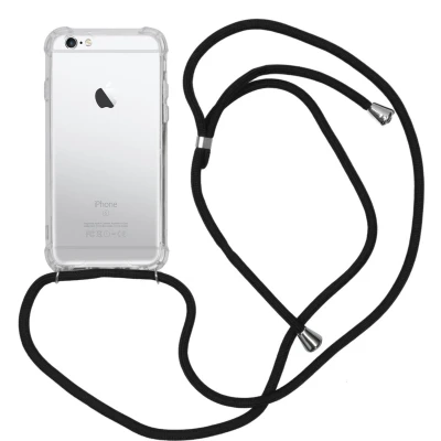 Afbeelding van imoshion Hoesje Geschikt voor iPhone 6s / 6 Backcover met koord Zwart