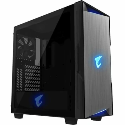 Image de AORUS C300 GLASS Tour ATX panneau latéral fenêtré pas d&#039;alimentation (ATX) noir USB/Audio/HDMI