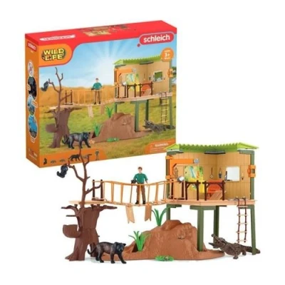 Image de Coffret Station D&#039;Aventures Sauvages, Figurines Animaux Schleich 42594 Wild Life, Pour Enfant Des 3 Ans