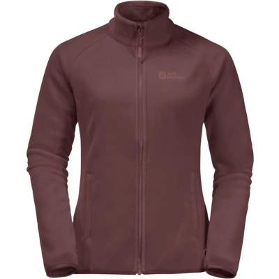 Afbeelding van Jack Wolfskin Moonrise FZ W Fleecejas, Dames, Maat: Medium, Dark maroon