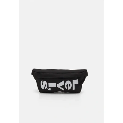 Afbeelding van Levi&#039;s Small Banana Sling Wordmark, herentas, Eén maat, zwart.