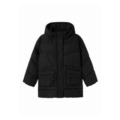 Afbeelding van Name it Winterjas voor kinderen, Maat: 152, Black