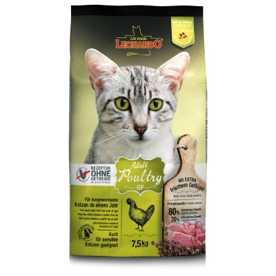 Afbeelding van 7,5kg Adult Gevogelte Grainfree Leonardo Kattenvoer