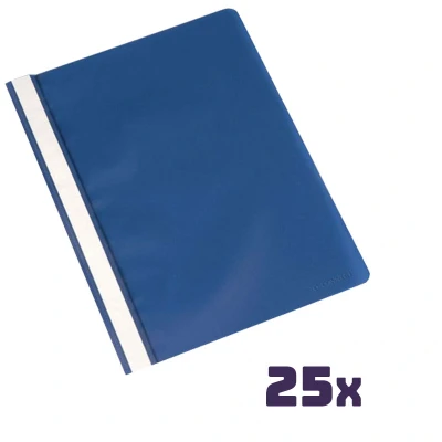Afbeelding van Q connect A4 snelhechter blauw (25 stuks)
