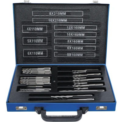Afbeelding van BGS Hamer boor set SDS, hardmetalen punt 4 12 mm 56 delig