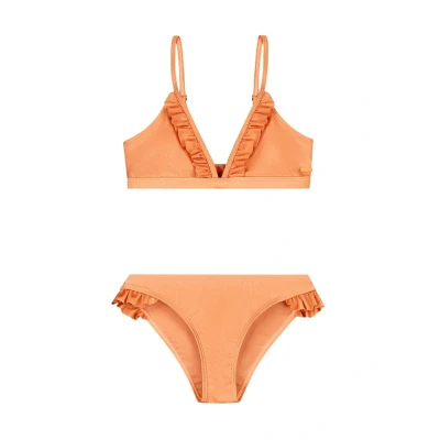 Afbeelding van Shiwi Zomer bikini meisjes oranje perzik Blake triangel set