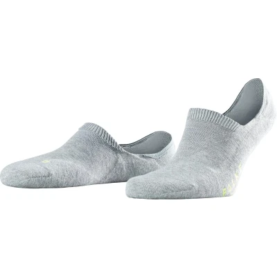 Afbeelding van Falke COOL KICK Invisibles Unisex Anatomical Plush SOLE Enkelsokken, Maat: 35 36, Light grey