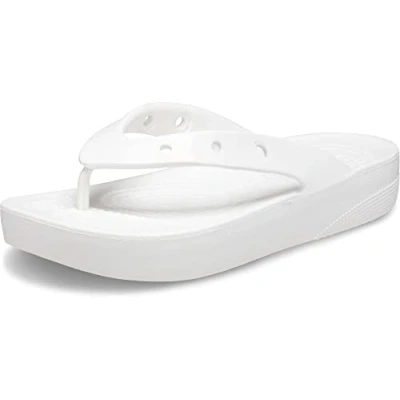 Afbeelding van Crocs Classic Platform Flip W Damesklomp, Wit