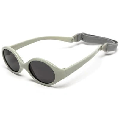 Afbeelding van KIDDUS Gepolariseerde zonnebril voor baby&#039;s vanaf 0 maanden, meisjes en jongens, UV400 zonwering. BPA vrij. Afneembare elastische band. Heldere kleuren pasteltinten, grijs.