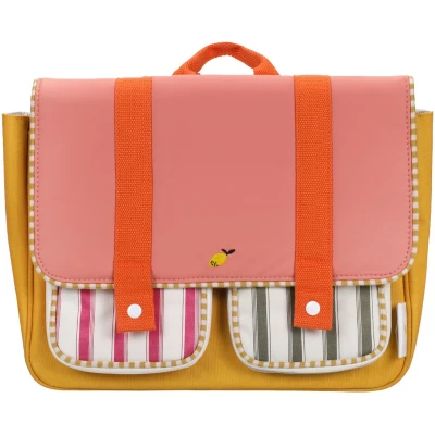 Afbeelding van Sticky Lemon Schoolbag/Boekentas Wonders Coral Pink + Submarine Yellow
