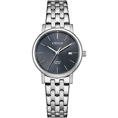 Afbeelding van Citizen Dames stalen damesklok EU6090 54H klok staal zilverkleurig, grijs., armband