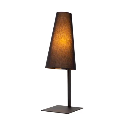 Afbeelding van Lucide GREGORY Tafellamp 1xE27 Zwart