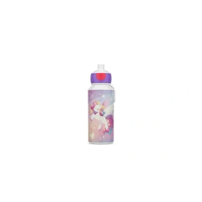 Image de Mepal Gourde Pop up Campus Étanche pour L&#039;école Réutilisable Enfant Sans BPA et Lavable au Lave Vaisselle 400 ml Unicorn Glow
