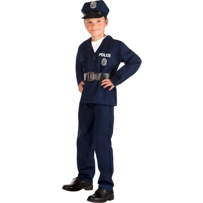Afbeelding van Boland Kostuum Politieagent (10 12 jr) Kinderen Agent Politie en Boeven