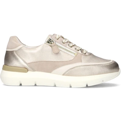 Afbeelding van Hassia Bordeaux Sneakers Leer Dames Rosegoud Maat 37